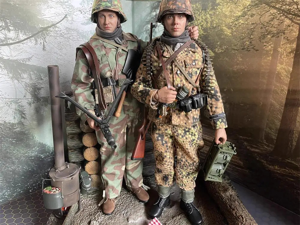 For Sale 1/6 DID D80171 WWII Series Soldier G43 Transport Action Figure MG42 Gift Full Set Model For Fans Collect