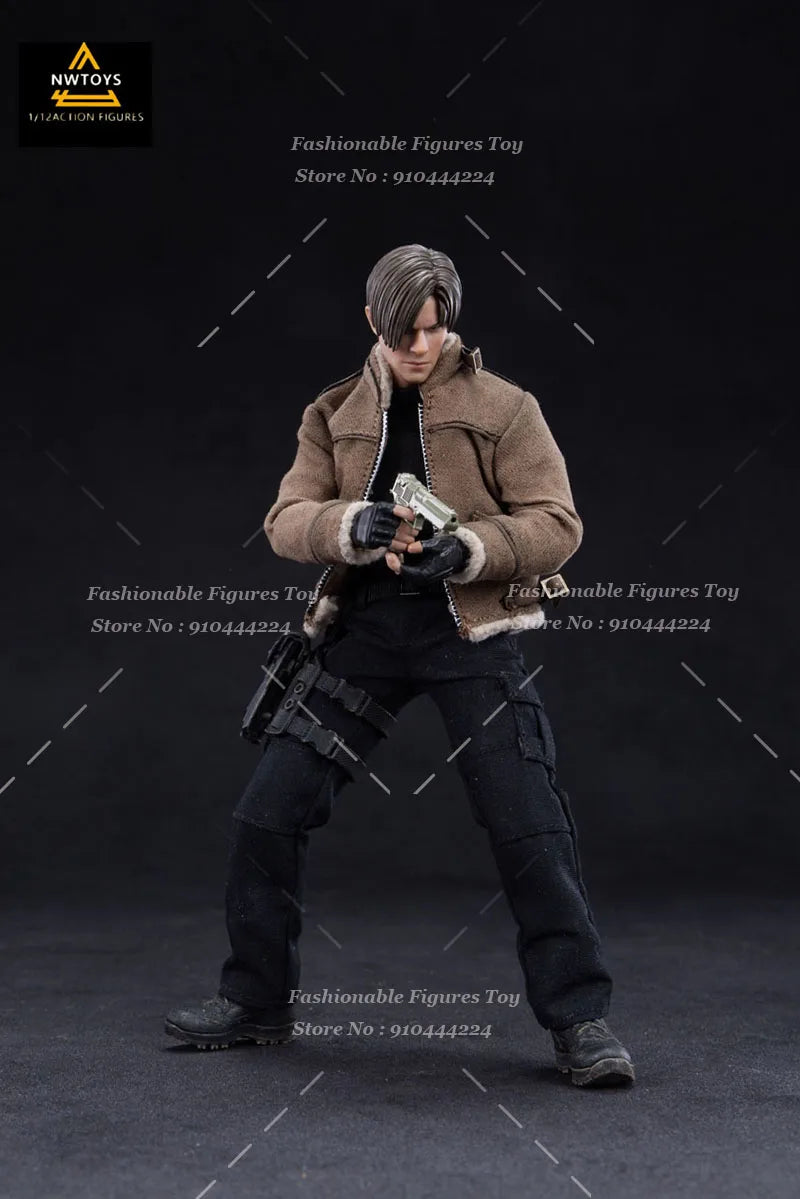 Nwtoys 1/12 Men Soldier Action Game Doll Leon Spy Warrior Full Set 6Inch Action Figure Best Fans Collectible Model Toys