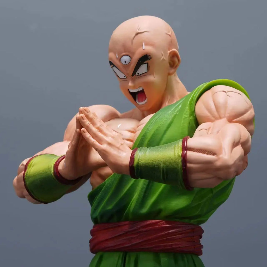 Anime Dragon Ball Z Tien Shinhan Figure Tien Shinhan Kikoho Action Figures 32cm/12.6inch Gk Statue Collection Model Toys Gifts