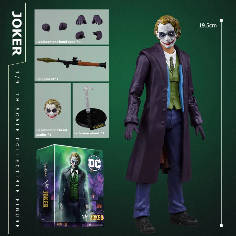 Fondjoy DC Wonder Woman Harley Quinn Joker Superman 1/9 Scale Action Figure Anime Characters Genuine Model Collectible Boys Gift