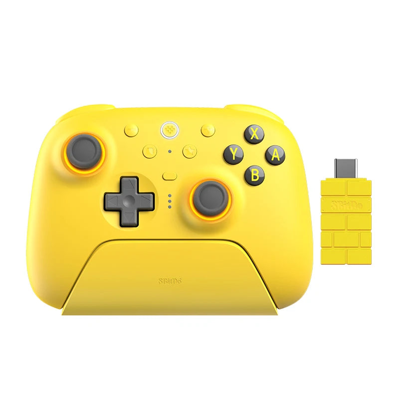 8BitDo Ultimate 2 Bluetooth Controller for Nintendo Switch / Switch 2 PC, Windows 10, 11 TMR Joysticks&8Speed with Charging Dock