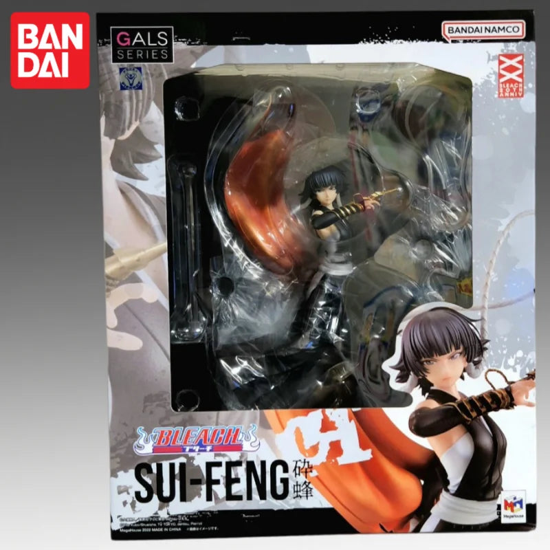 In Stock Bandai Original Megahouse Bleach Soi Fon Action Figure Model Doll Brand New Boxed Anime Characters Toys Model Garage