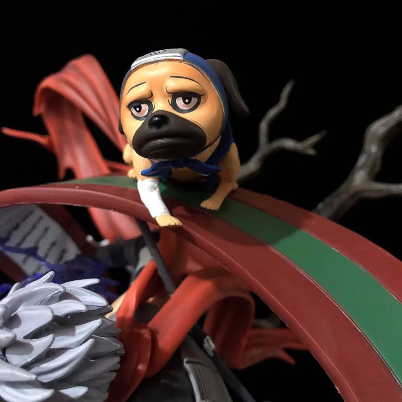 In Stock 39cm Anime NARUTO Action Figure Hatake Hatake Kakashi  PVC Model Desk Decor Collections Model Festival Gift Toy for Kid