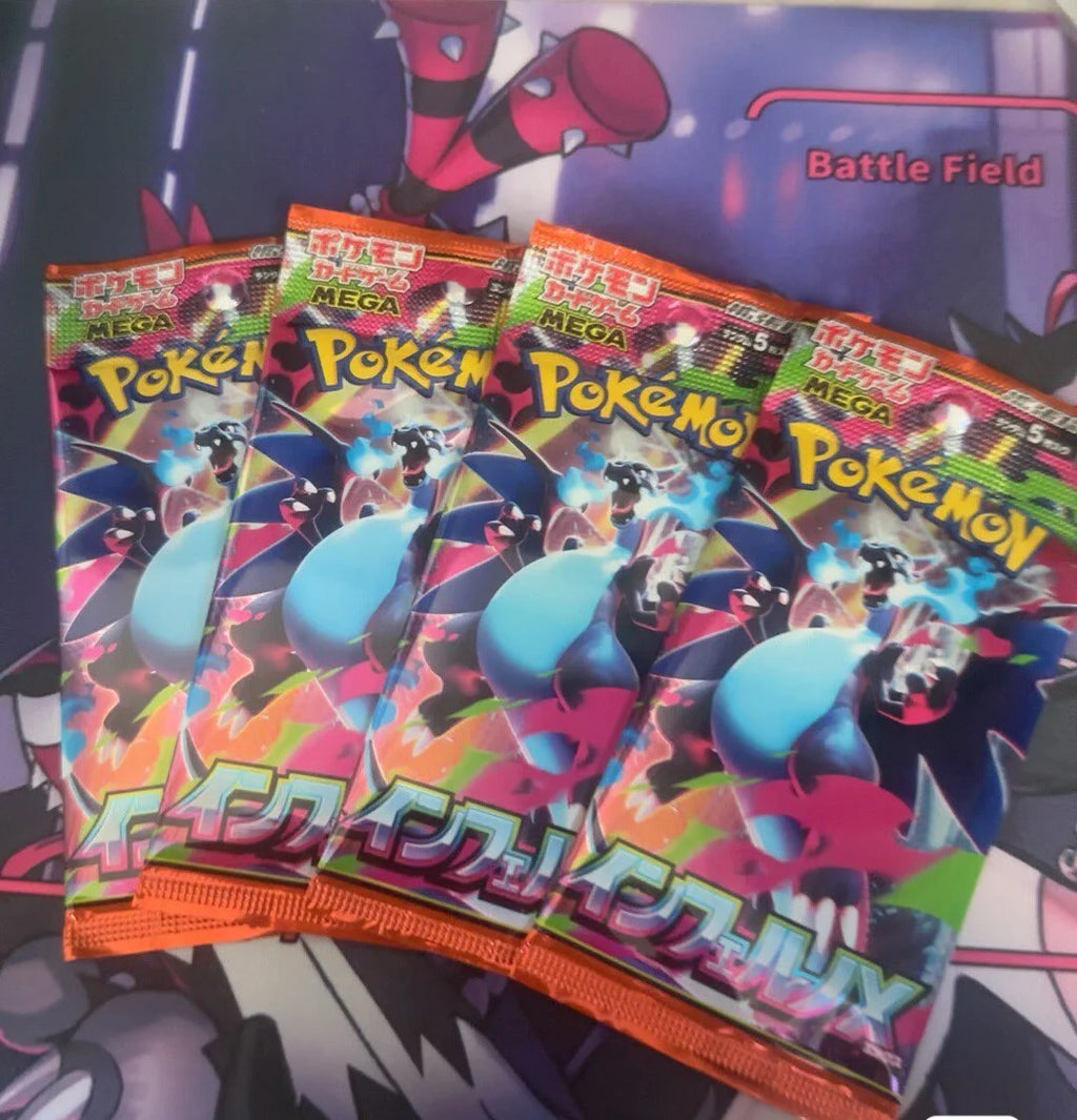 In Stock Pokemon Original Card Trading Ptcg Cartoon Japanese Version M2 Mega Evolution Supplementary Pack Fire Dragon Hell Flame