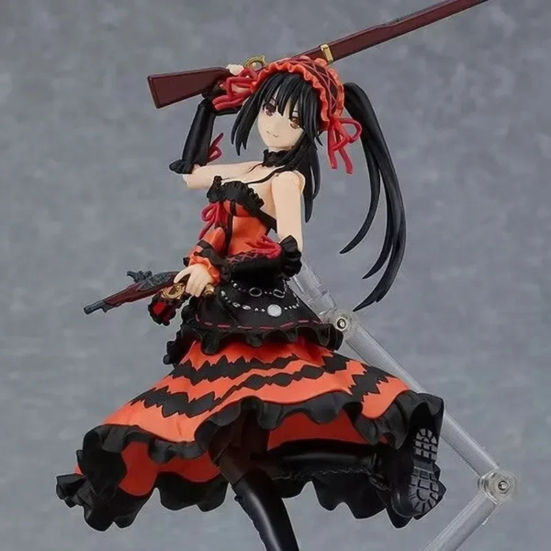 Date A Live-Protagonist Tokisaki Kurumi Artikulierte Actionfigur Spielzeug Desktop-Raum-Ornament Jungen Fan Geburtstagsspielzeug Geschenk