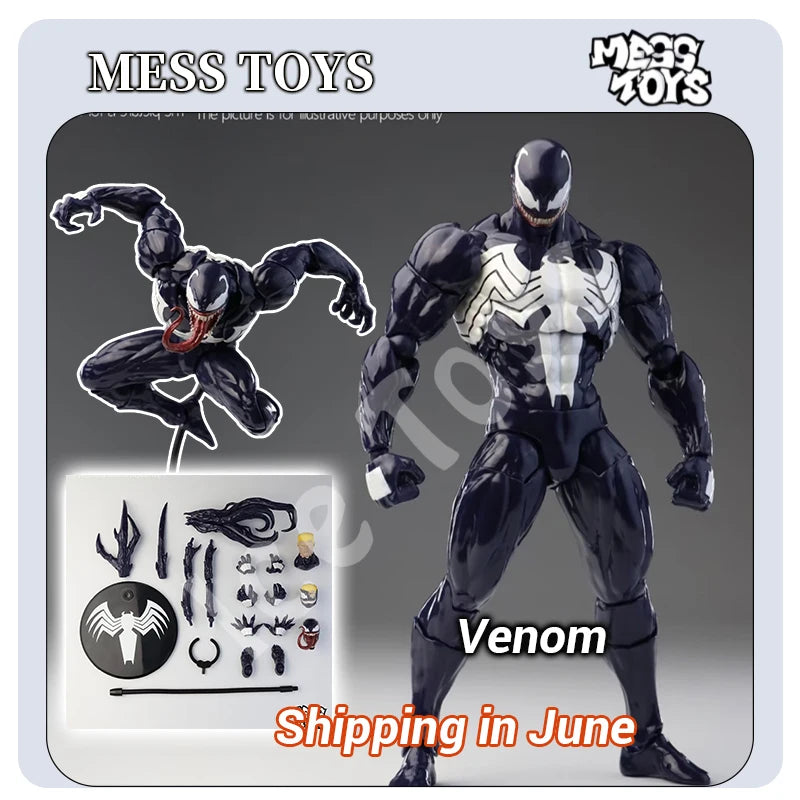 New Product Mess Toys Venom Deadly Neighbor Height About 18.8cm Anime Model Pvc Toy Is Expected To Be Released in June