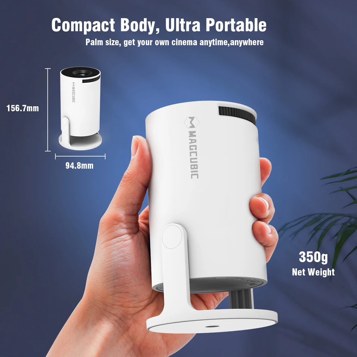 Magcubic Projector 4K Android 11 HY300 Pro Wifi6 290ANSI Allwinner H713 BT5.0 1080P 1280*720P Cinema Outdoor Portable Projetors