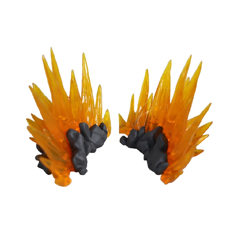 Shenron Action Figure Special Impact Effect Lightning Flame Explosion DIY Assembly Display Bracket Model Decoration Toy Gifts