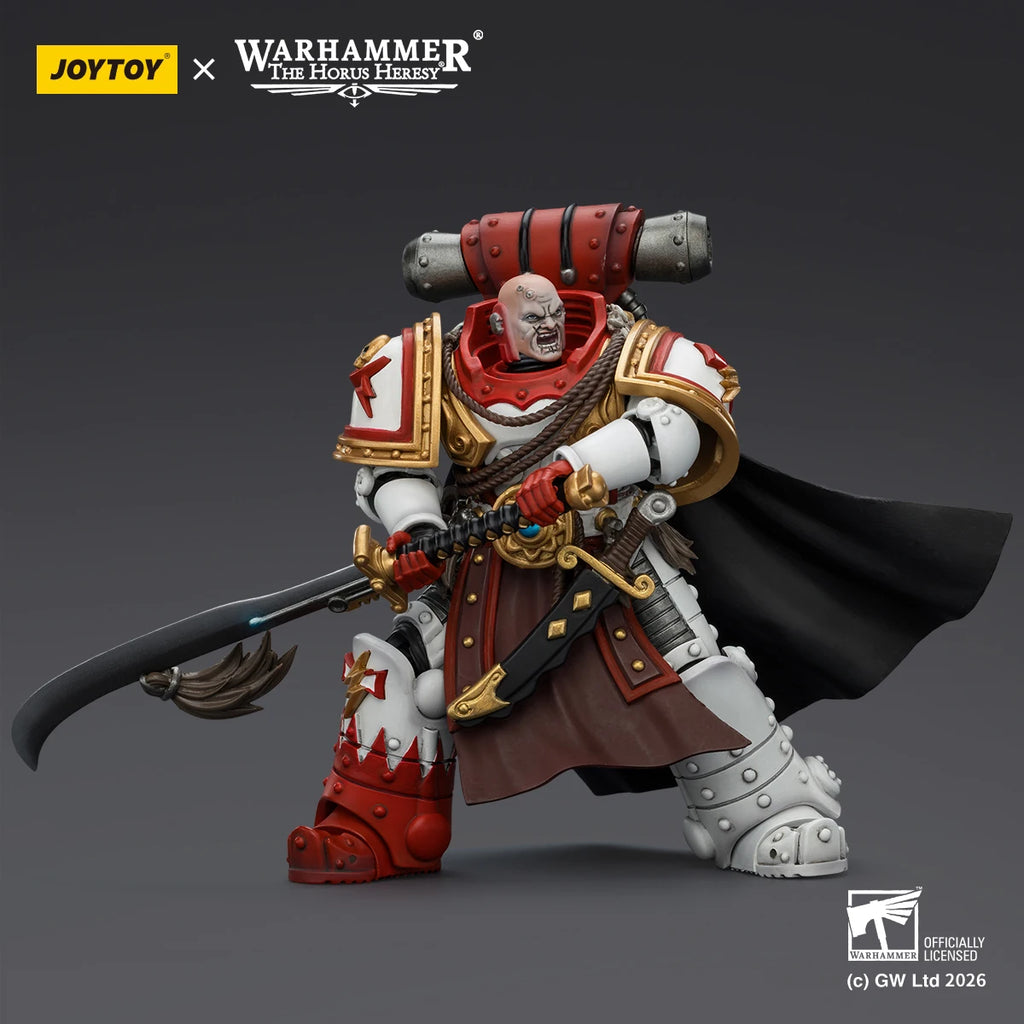 【Pre-sale】JOYTOY Warhammer 40K White Scars Hibou Khan, Seeker of Atonement 1/18 Action Figure Model Toy