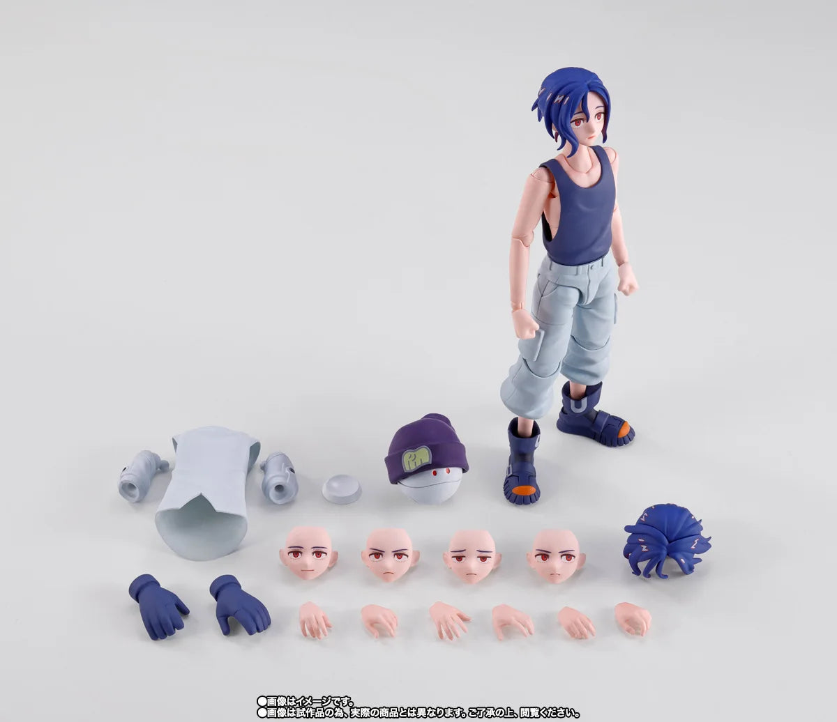 In stock Bandai S.H.Figuarts  Gundam GQuuuuuuX Shuji Ito Nyaan  Amate Yuzuriha (MACHU)  Figures Model Genuine Boxed Toy Gift
