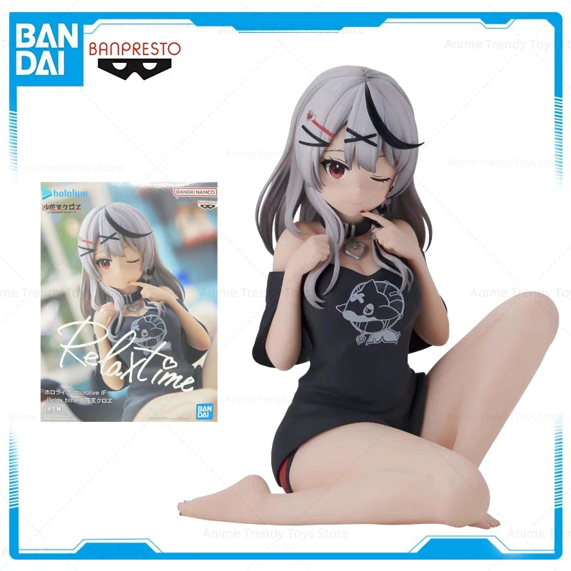 Auf Lager BANPRESTO Original Relax Time Hololive IF Sakamata Chloe Figur Anime Modell Original Box Spielzeug Figur Geschenk WY