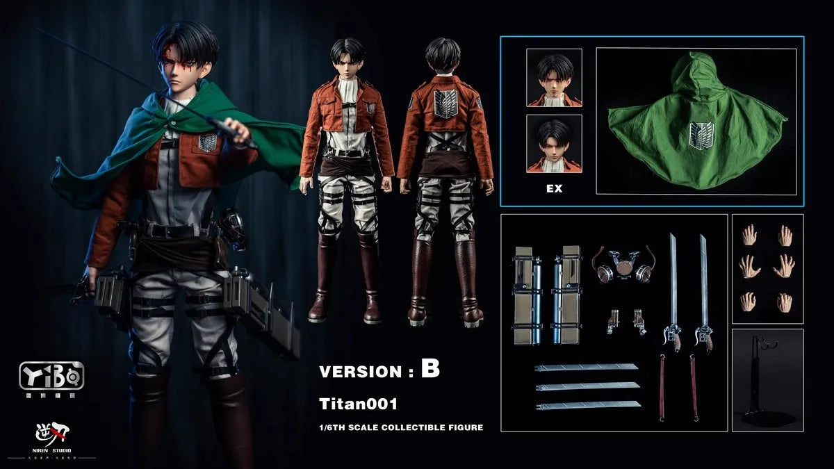In Stock YIBO TOYS & Niren Studio YB-R2013 1/6 Soldier Dolls Animation Action Figure Toy Gift Model Collection Hobbies