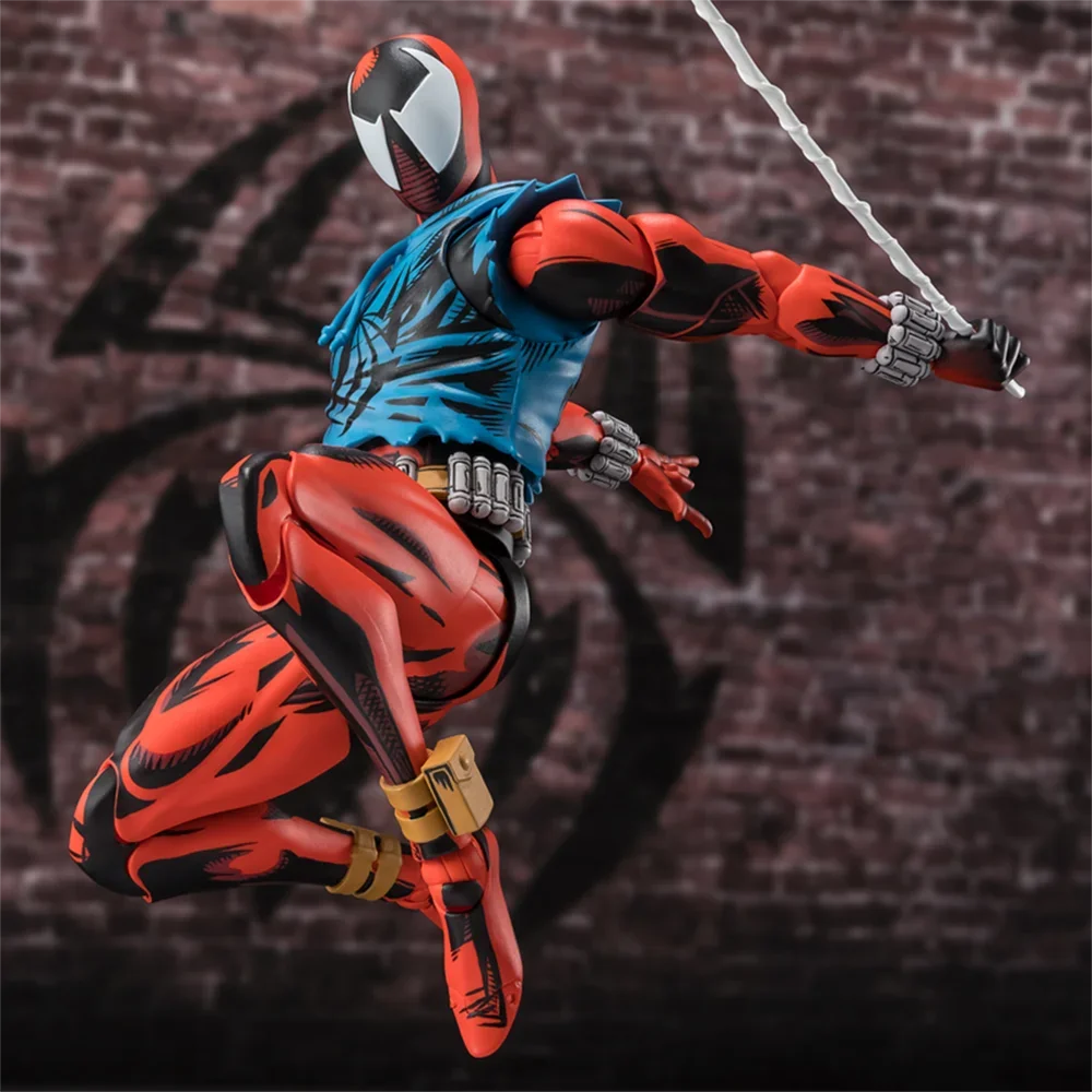 100% Original Bandai Spirits S.H.Figuarts Spider-Man: Across The Spider-Verse Scarlet Spider Ben Reilly Action Figure Model