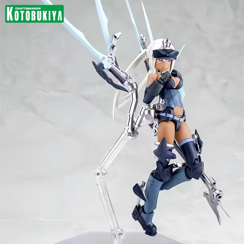 Kotobukiya In Stock  Kp783 Goddess Device Armed Divine Maiden Hunting Type New Color Version Snow Velvet Flower Assembly Model