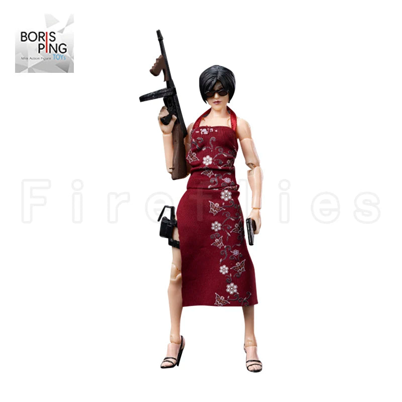 1/18 Boris Ping Toys Action Figure AK18 Series Wave 2 Agent Wang and Avina Anime Model Toy