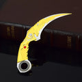 18 cm/7,08 Spielfigur Blauer Drache Goldener Drache Klauenmesser, Karambit, Metallhandwerk Ornamente Dekorieren Geschenke, Actionfigur