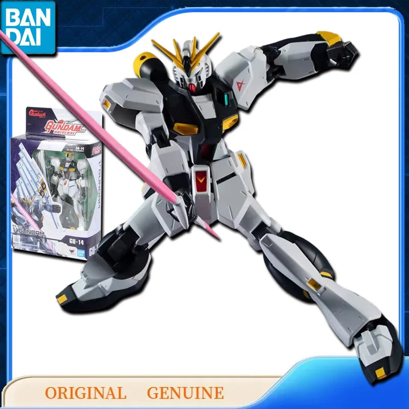 Bandai Original XXXG-01SR SANDROCK GU-13 RX-93 V GUNDAM UNIVERSE GU-14 Anime Action Figures Toys Kids Gift Model Ornaments