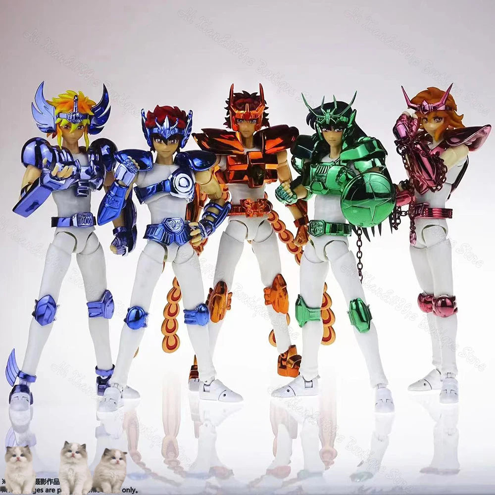 MMD-Modell Saint Seiya Myth Cloth Pegasus Seiya Dragon Shiryu Cygnus Hyoga Andromeda Shun Phoenix Ikki Actionfigur
