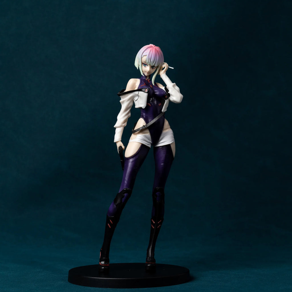Anime-Spiel Cyberpunk: Edgerunners DAVID LUCY REBECCA Figur Stehendes Modell Spielzeug Geschenksammlung Aciton Figur PVC Schreibtischdekoration