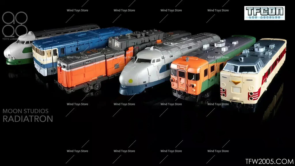 Transformation Trainbots Moon Studio Raiden Train Combination MS06 MS05 MS04 MOON SHINE Action Figures Toy Gift Collection Hobby