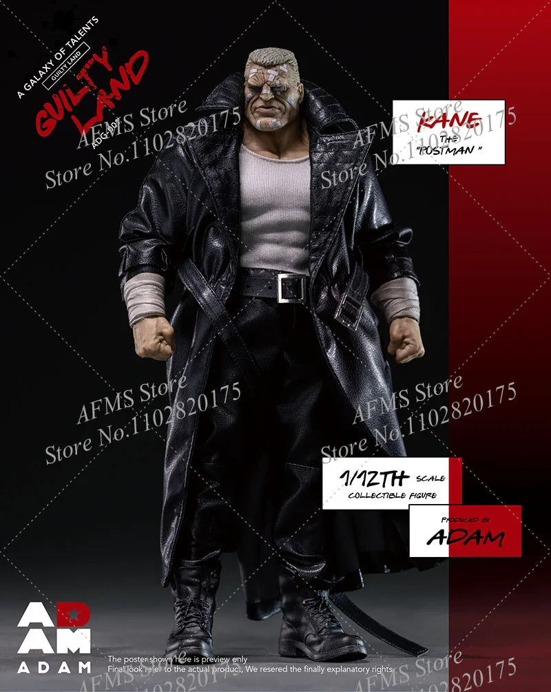 MUFF ADAM ADG-001 1/12 Scale Collectible Figure Marv Cyber City Postman Kane Full Set 6Inch Men Soldier Action Figure Model Toys