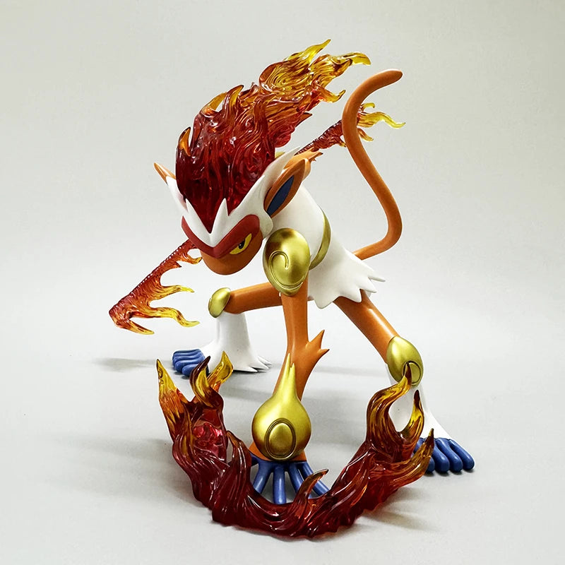 Нов Pokemon Infernape Gk Стереоскопичен Атлас Фигурка Колекционерски PVC Модел Играчки Анимационен Декор Фигурка Детски Подарък за Рожден Ден