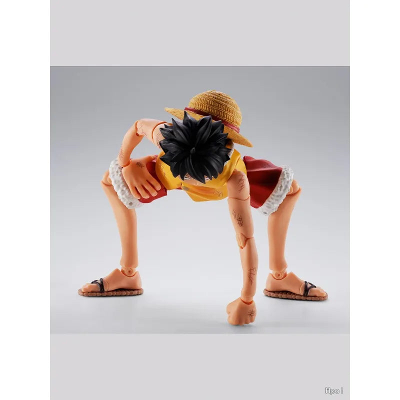 Bandai S.H.Figuarts One Piece Monkey D Luffy Marineford Battle Action Figure Movable Collectible Model PVC ABS 2026 Release