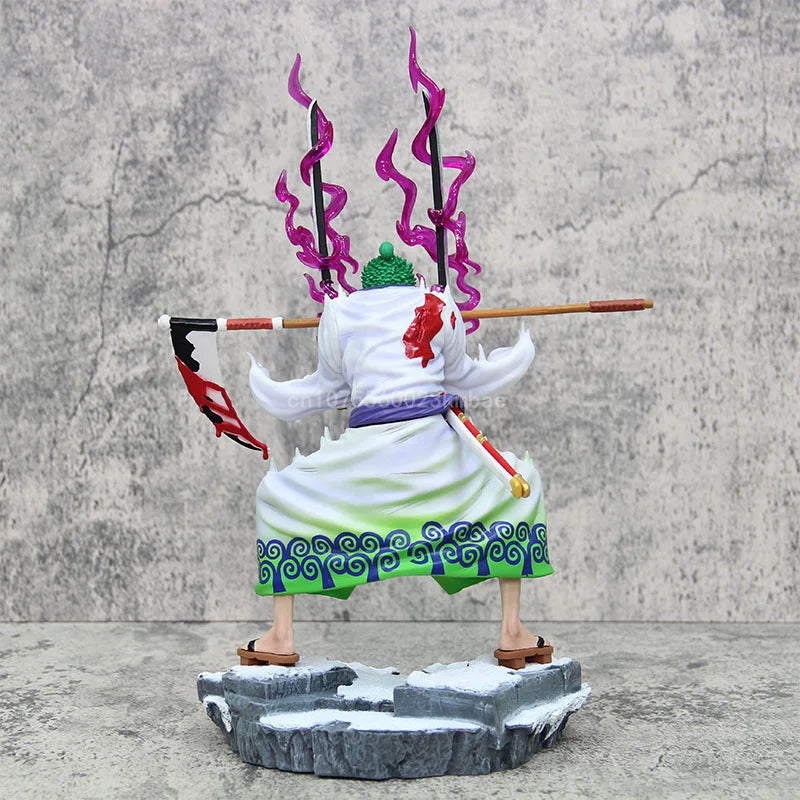 Манга One Piece Roronoa Zoro Аниме Фигурка Класическа статуя на Zoro 31 см PVC Модел Екшън Фигурка Колекция Орнамент Подарък за рожден ден