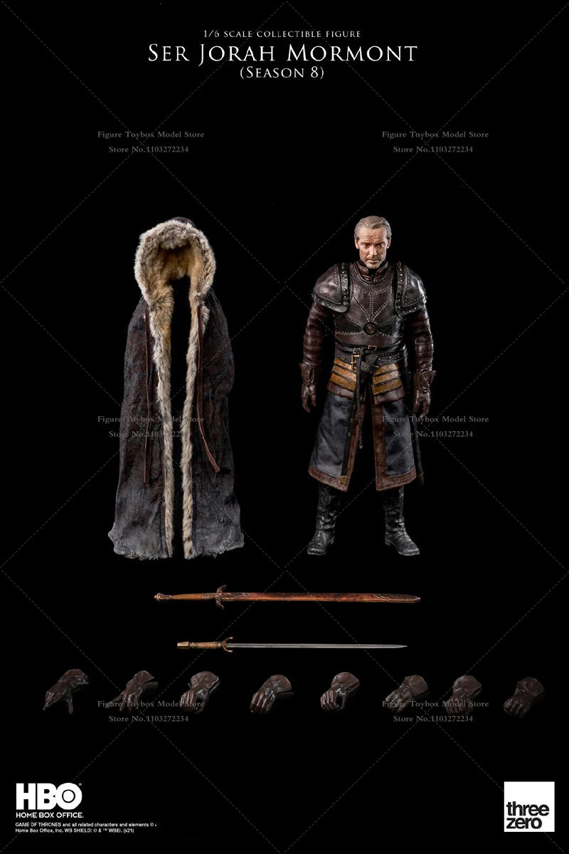 ThreeZero Z01431W0 1/6 Arya StarK Girl 3Z0141 Ser Jorah Mormant 3Z0106 Wild Tormund Fiction Movie Мини 12" екшън фигурка подарък