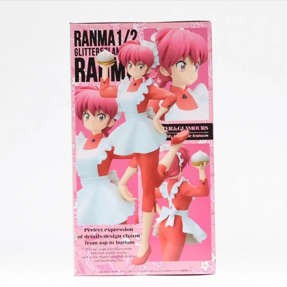 In Stock Bandai Original Genuine Banpresto Anime Ranma 1/2 Glitter＆Glamours Saotome Ranma 21cm Collections Model Toy Figure Gift
