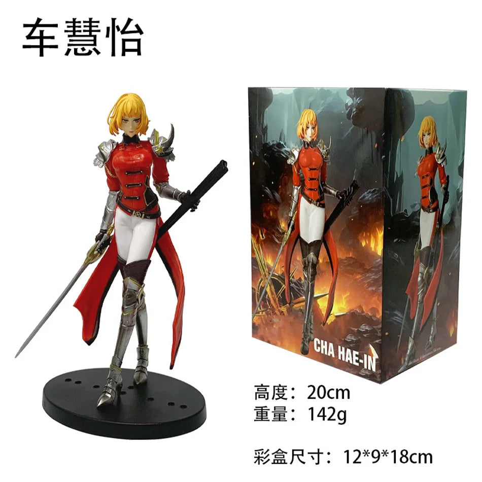 20cm In Stock Upgrade(Anime Version) Cha Hae-in Action Figure PVC Collect Model Figure Display Anime Merchandis