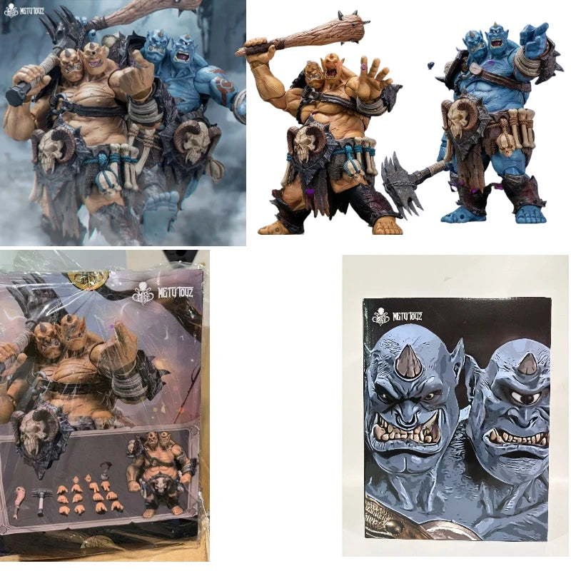 【 In Stock】Metytoyz Adventurer World 1/12 Scale WOW Ogre Warrior 25CM Action Figures Toy Gift Collection