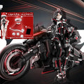 Special Yubo Figure Cultural And Creative Cyber Shark War Riding Goddess Shake Guochuang Mecha Assembly Model Toy Collect Gifts