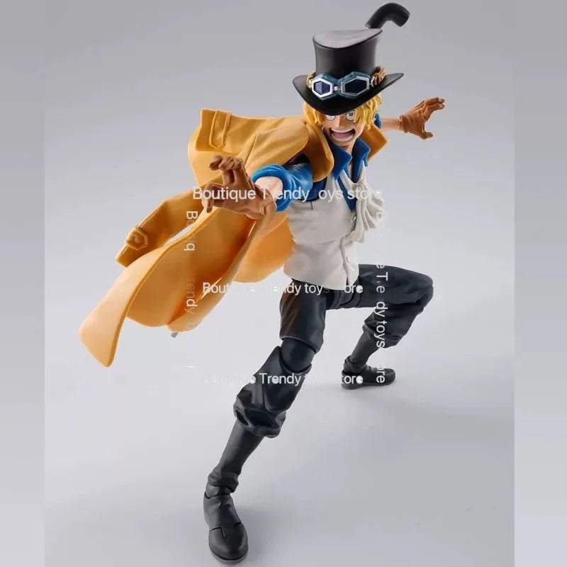 In Stock Bandai Original S H Figuarts One Piece Sabo Action Figure Model Doll Brand New Boxed Anime Characters Toys Model Garage