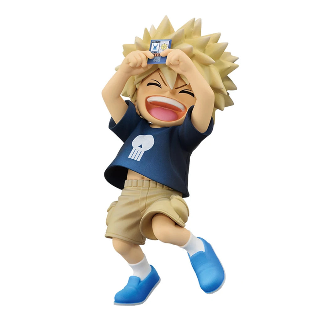 Anime MHA Figure Bakugo Boku Midoriya Izuku Action Figure cute Q-version model Collection Anime Hero Katsuki Bakugo figura Gifts