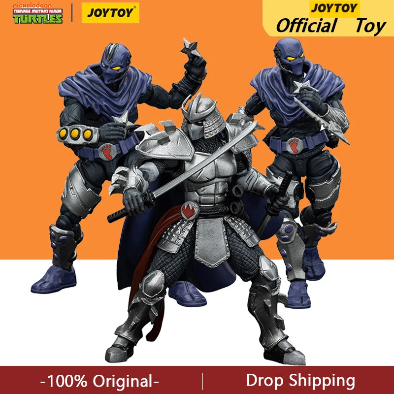 JOYTOY Teenage mutant Ninja Turtles TMNT-Shredder TMNT-Foot Clan Action Figure Model Doll Collection Decor Toy Birthday Gifts