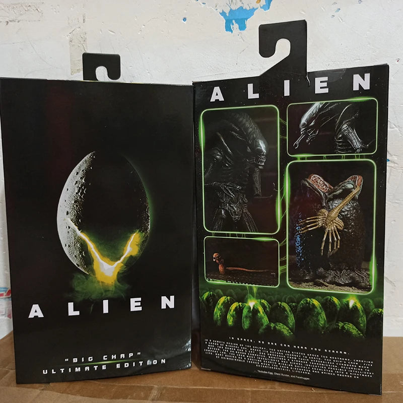 NECA Alien Big Chap Alien Figur Big Chap Alien Predator 40. Jubiläumsei Facehugger Figur Modell Spielzeug Puppe Geschenke