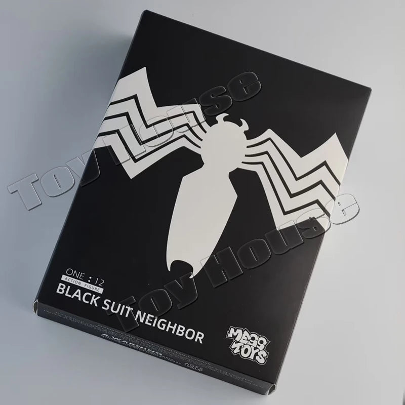 Mess Toys Genuine Facftory Figure Black Suit Neighbor Symbiote Scarlet Spider Kaine Parker Black Red Spider Action Figure Toys