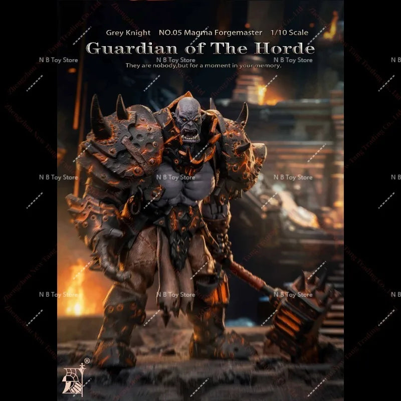 In Stock Original Grey Knight Studio Tribe Guard 05 Melted Flame Casting Action Figure Collectible Gifts for Children
