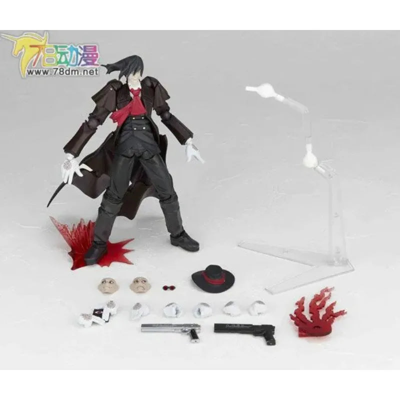 Kaiyodo Original Finished Movable Doll Series The Song of Hell Akado Anime Action Figure Model Toy Model Ornaments Gifts for Boy