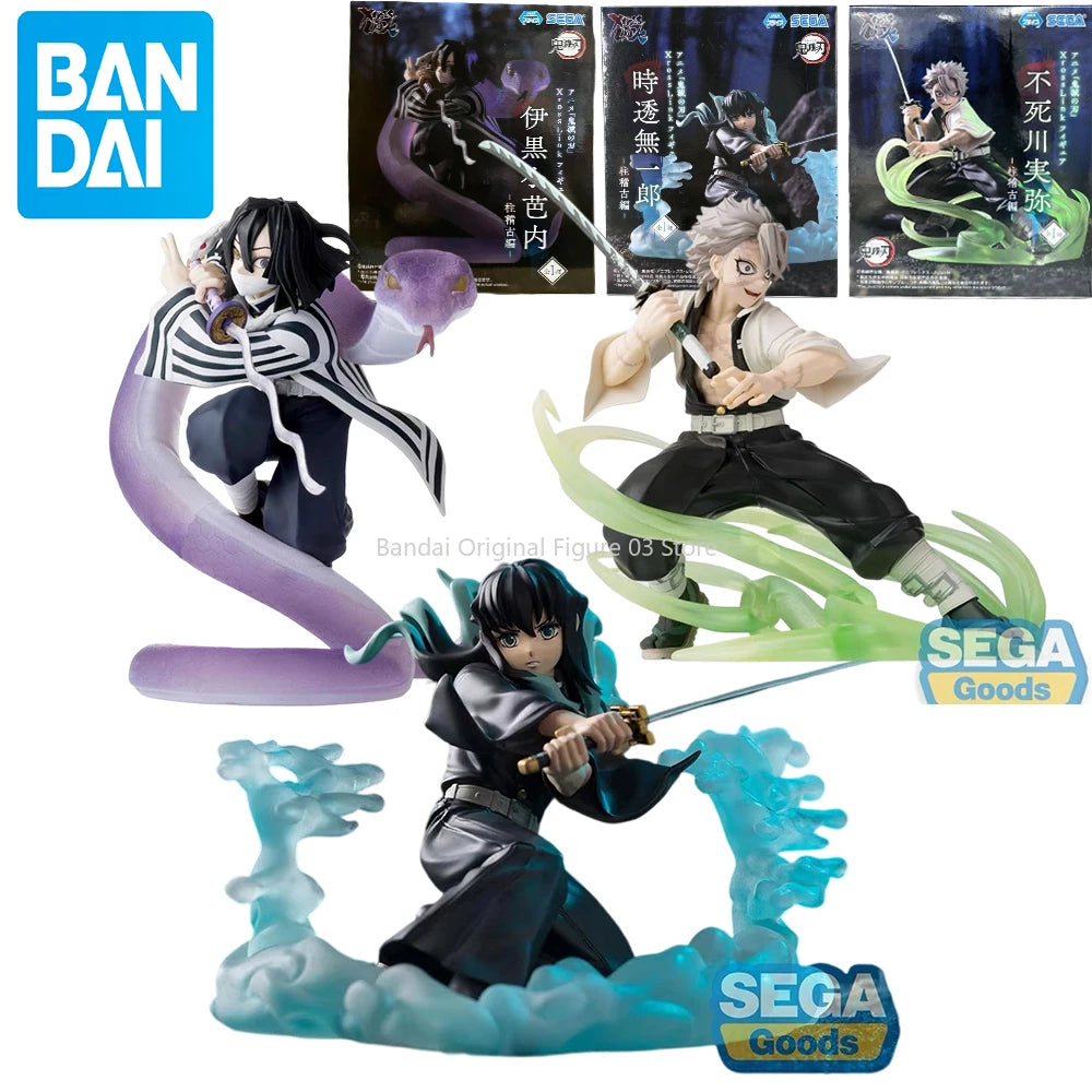 Original SEGA Xross Link Dämon Slayer Shinazugawa Sanemi Iguro Obanai Tokitou Muichirou Anime Figur Action-figuren Modell Spielzeug