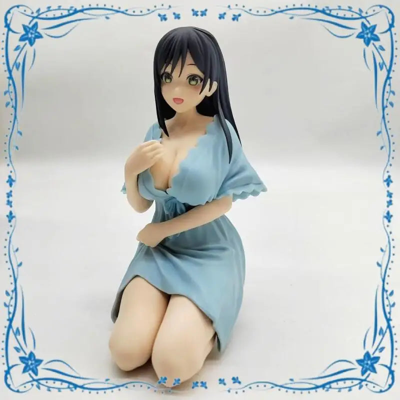 Genuine Original Yumemirize Tying The Knot With An Amagami Sister Amagami Yae Anime Action Sitting posture Figure Model Toy Gift