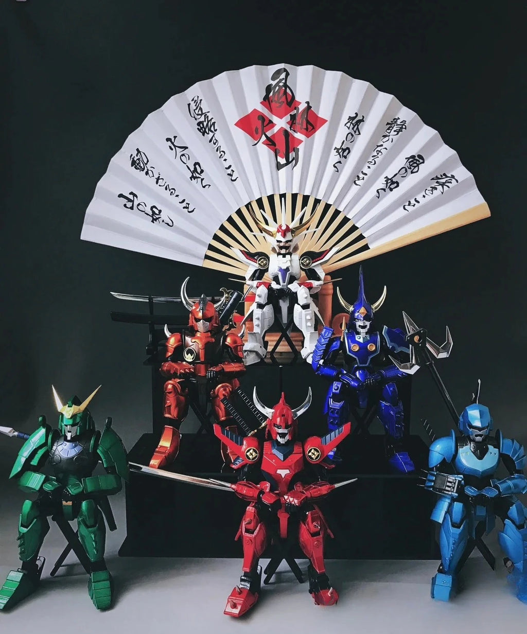 Original Sentinel Yoroiden Samurai Troopers Ronin Blaze Flame God Anime Figure Dolls Action Figurine C Collection Model Toys
