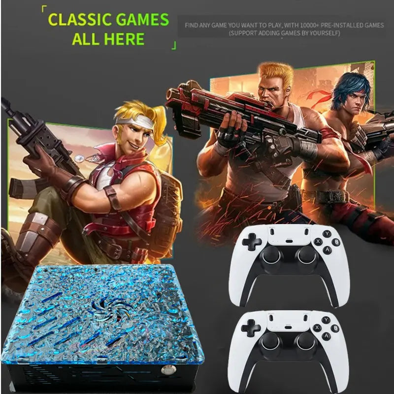 Upgrades X10 Home Game Box 1T 70000+ Spiele unterstützen 60 Emulatoren 4K HD Display Retro-Konsole für N64 PSP GAMECUBE Windows11 