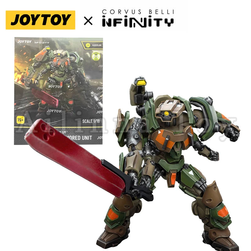 JOYTOY 1/18 Action Figure Infinity Nomads Gecko Squadron Shakush Light Armored Unit Anime Model