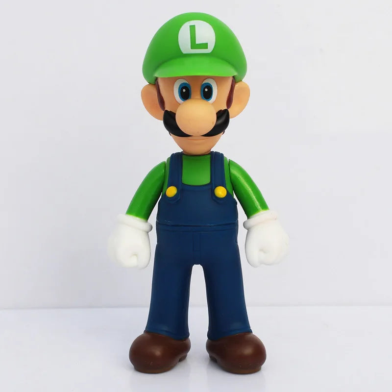 Game Super Mario Bros Cartoon Dolls Model Anime Figures Luigi Yoshi Mario Creative Collectible Model Toys for kids Birthday Gift