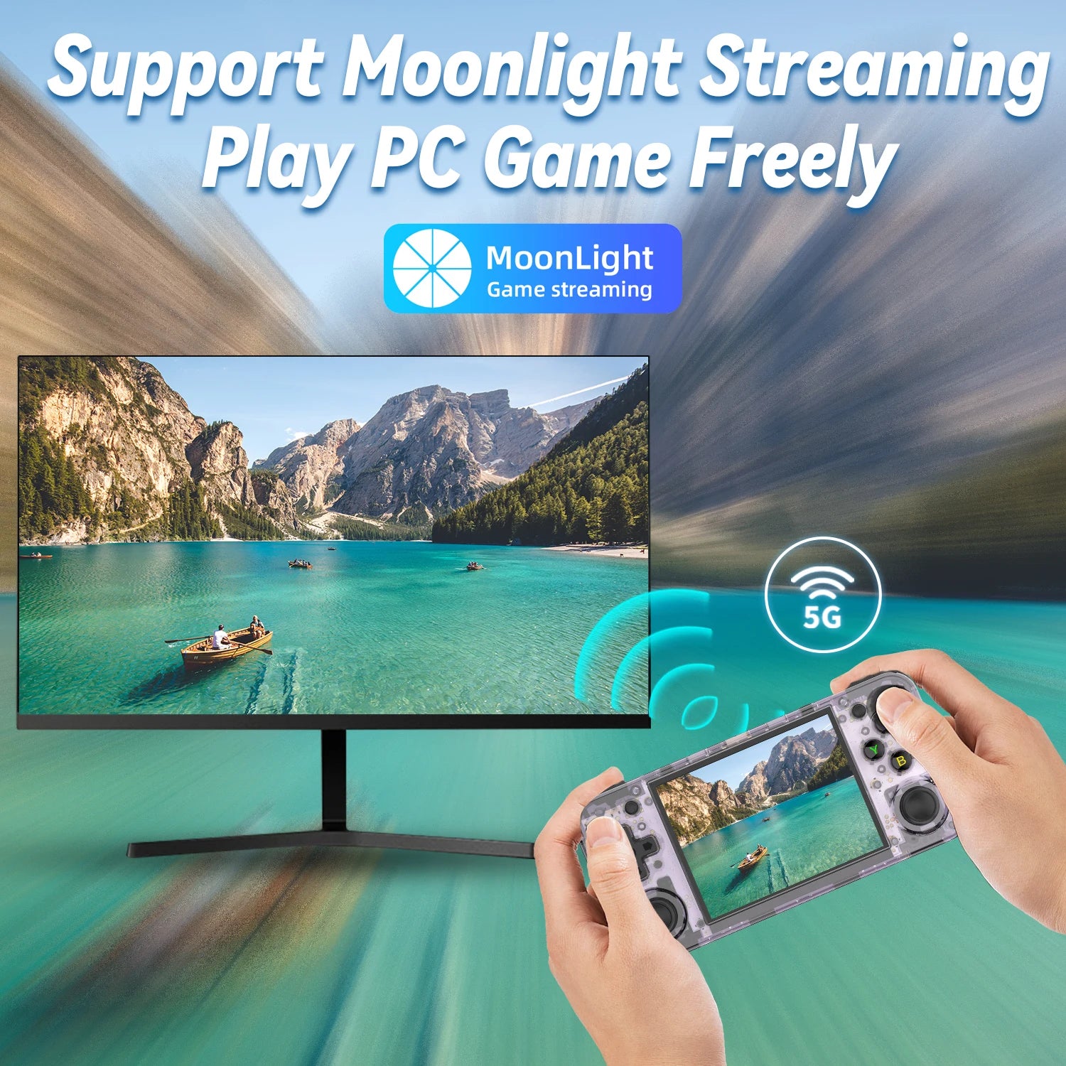 ANBERNIC RG35XX H Handheld-Spielkonsole 3,5-Zoll-IPS-Bildschirm HDMI-Ausgang Linux-System RG35XXH Retro-Videosimulator-Konsole Kindergeschenk