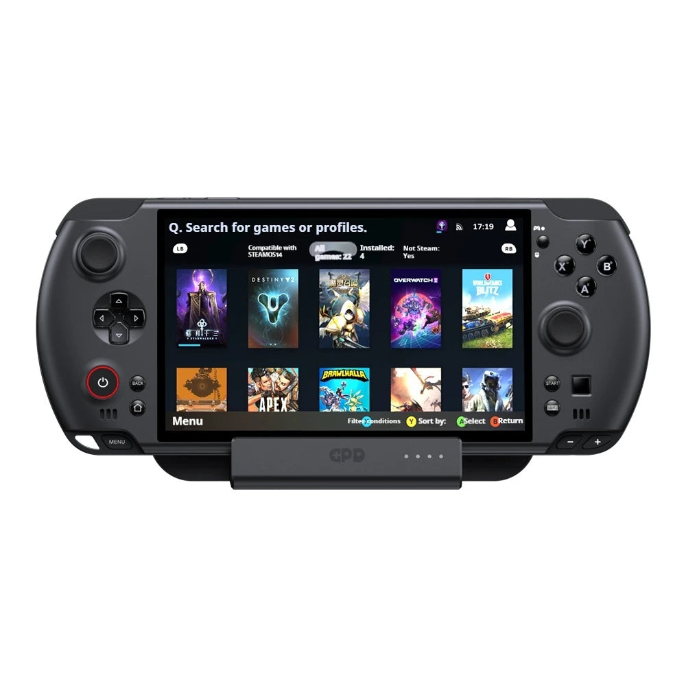 New GPD Win5 7" 120Hz 1080P LTPS Screen Handheld Gaming Console AMD395 M.2 2280 SSD Windows11 RGB Ergonomic Handheld Game Player