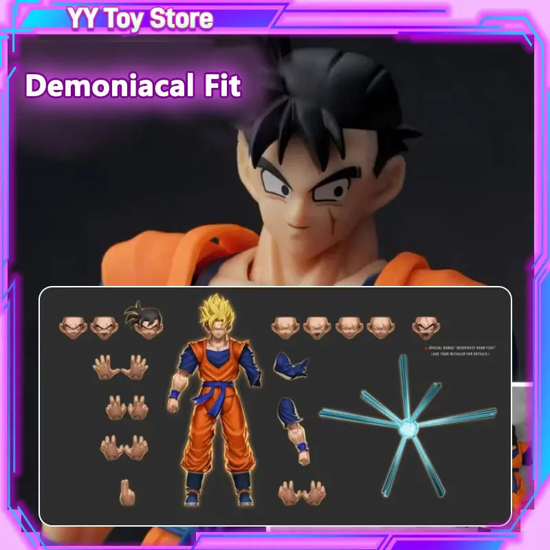 Demoniacal Fit  Anime Action Figure Dragon Ball Z Shf Super Saiyan One-Armed Hero Gohan Statue Model Collectible Gift Toys