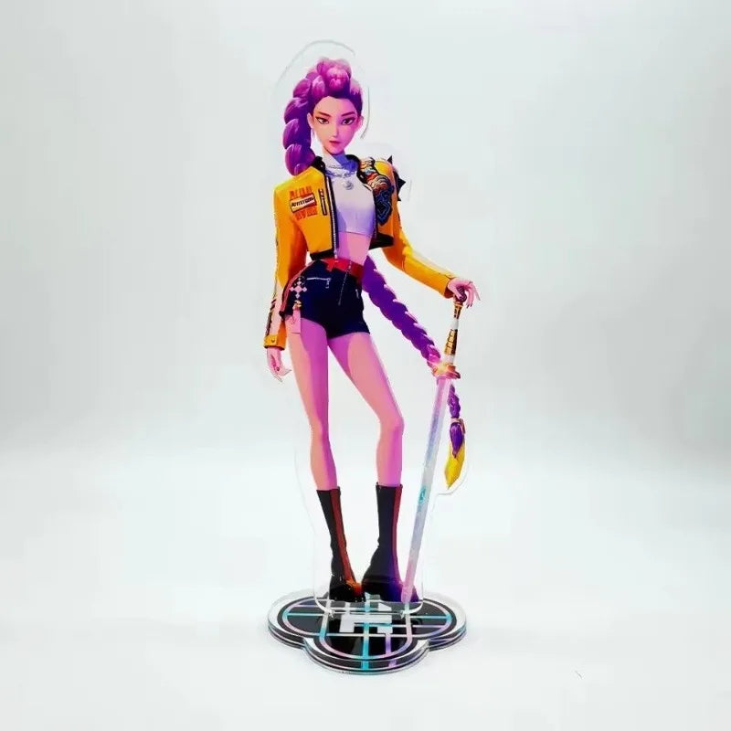 Anime Kpop Demon Hunter Standing Brand Acryli Rumi Mira Zoey Goods Model Standing Brand Toys Ornament Fashion Home Decor Gift